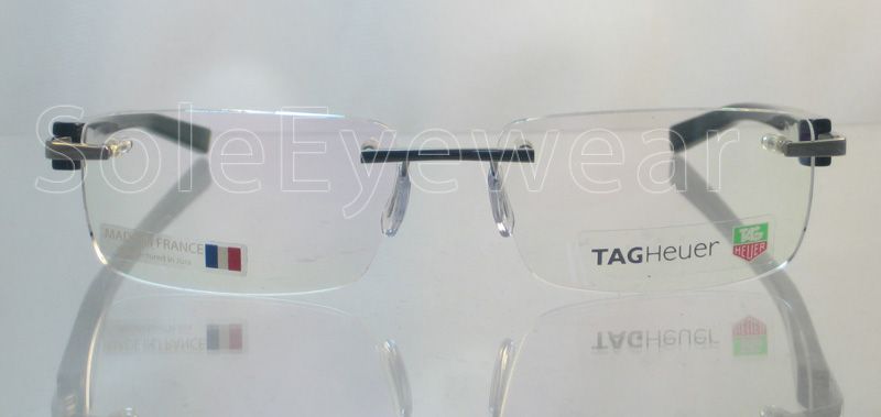 New Tag Heuer Rimless Trends 8106 002 55 18 Eyeglasses  