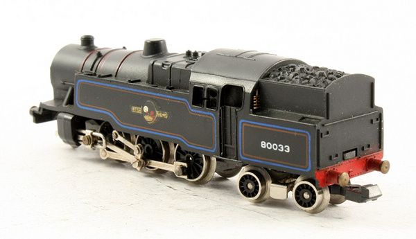 WRENN N GAUGE BR BLACK 2 6 4 80033 STEAM LOCOMOTIVE  