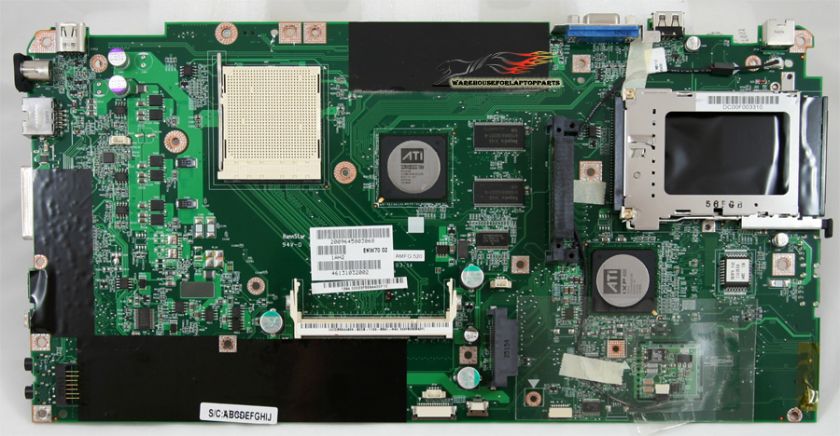 HP zv6000 Compaq R4000 AMD MOTHERBOARD 383901 001  