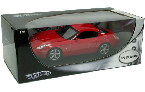 HOT WHEELS FOUNDATION 1/18 FERRARI 575 GTZ ZAGATO RED  