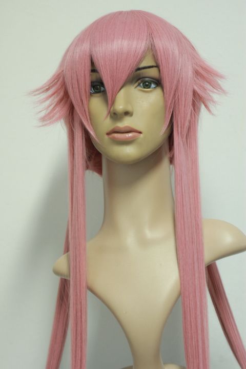    Future Diary/Mirai Nikki Gasai Yuno 100 cm Cosplay Party Wig L40