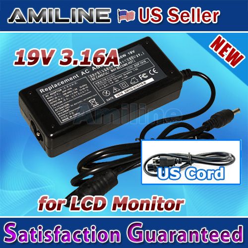 AC Adapter Power Supply Acer AL1714 AL1714b LCD Monitor  