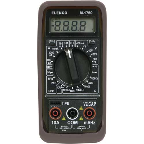 Elenco M 1750 10MHZ Digital Multimeter 3 1/2 Display  