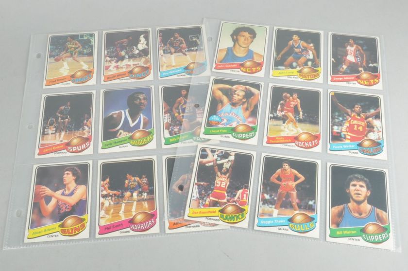 1979 80 Topps Basketball COMPLETE SET 132 Cards ABDUL JABBAR MALONE 