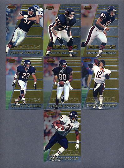 1996 & 1997 Topps Bowman Chrome Chicago Bears TEAM SET  