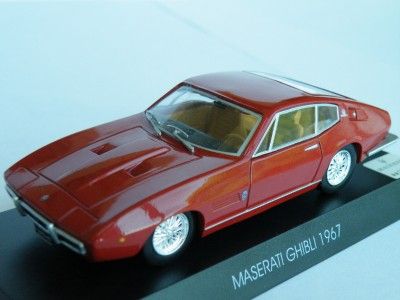 MASERATI GHIBLI CAR 1967 1/43RD SCALE CLASSIC SPORTS MODEL  