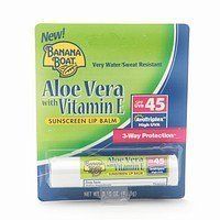 Banana Boat w/ Vit E Sunscreen Lip Balm SPF 45 3 Pack  