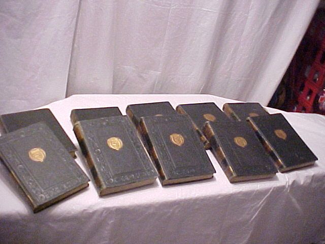 ANTIQUE 10 VOLUME ENCYCLOPEDIA 1924 The SOURCE BOOK  