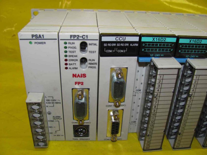 NAiS PLC PSA1 FP2 C1 CCU X16D2 Y16T Y16R working  