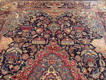 10x13 Handmade Antique Persian Archaeological Rug Soft Wool  Excellent 