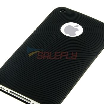   Silicone Case Cover+Privacy Guard for iPhone 3 G 3GS OS New  