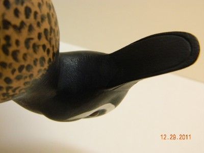 SUPERB KEN HARRIS WOODVILLE N.Y. DUCK DECOY BY TOM FERGUSON 1983 