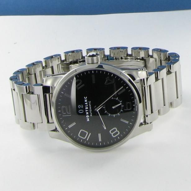   35419 Timewalker Big Date Black Dial Automatic Watch NEW $3620  