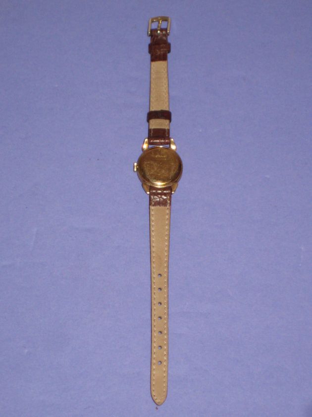 Vintage Womans Movado Date Day Mechanical Wrist Watch  