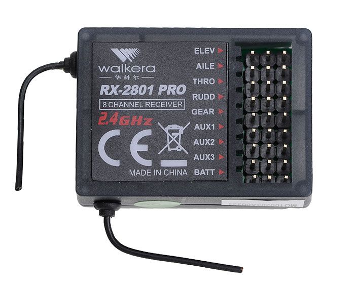 Walkera WK 2801PRO 8CH radio controler + RX 2801pro  