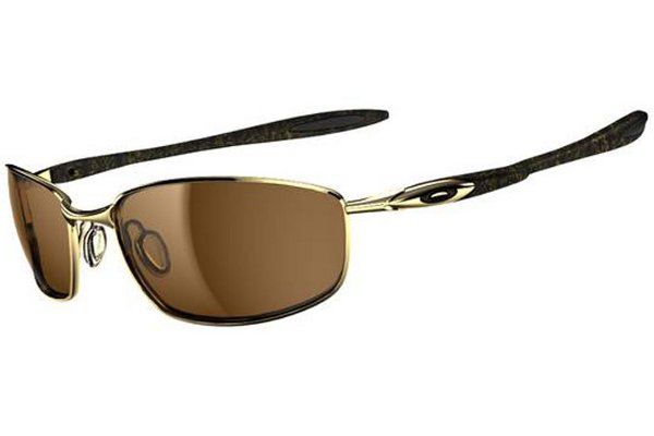 NEW OAKLEY BLENDER 4059 05 POLISHED GOLD/DARK BRONZE SUNGLASSES 