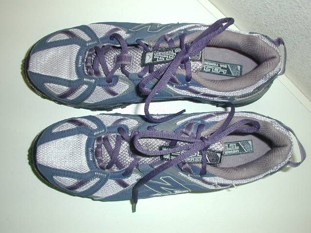 New Balance 411 All Terrain Trainer Running Shoe Mens 8 Blue Silver 