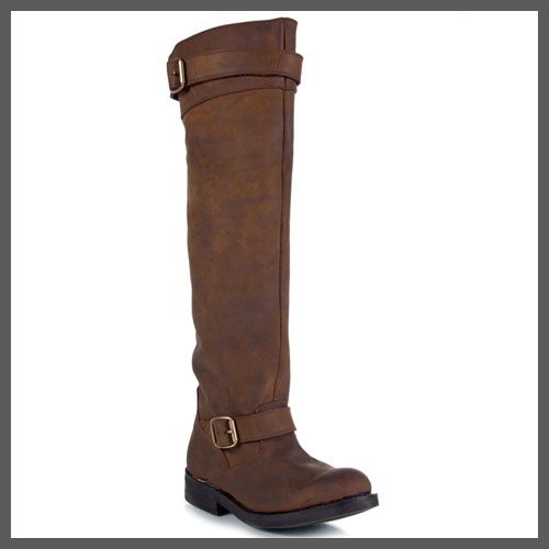 JEFFREY CAMPBELL WISHLIST Brown 2 3 Riding Knee high sz Women Riding 