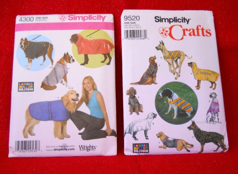 BIG DOG COAT ROBE T SHIRT VEST   2 Patterns S4300,S9520  