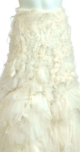 EMANUEL UNGARO Wedding Bridal Long Skirt $4510 4 NEW  