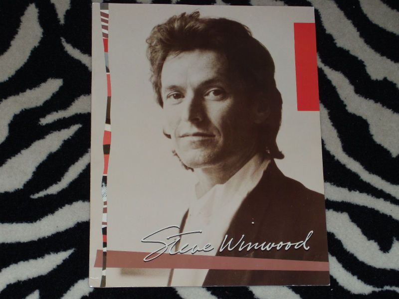 STEVE WINWOOD Tour Book 1986 Concert Program HIGH LIFE  