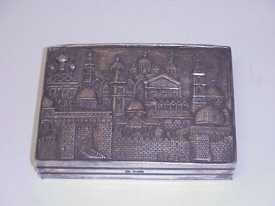 HENRYK WINOGRAD PAPERWEIGHT JERUSALEM SKYLINE .999 SILVER  