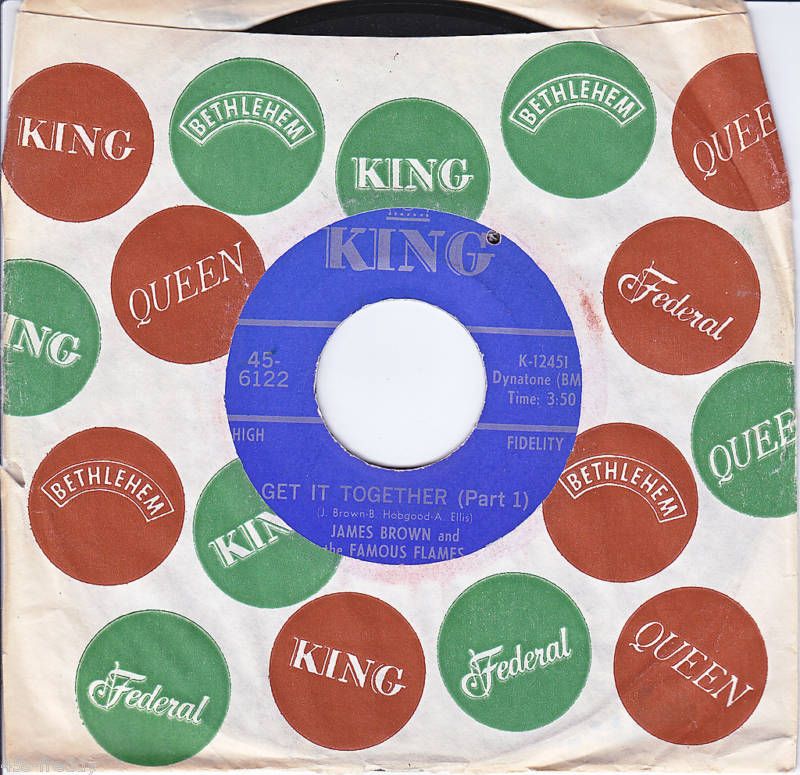 James Brown 45 Get It Together (Part 1) / PT 2 VG++  