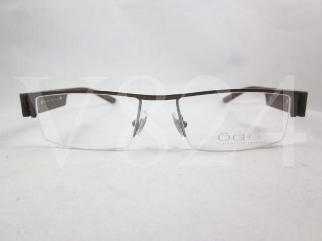 Morel OGA Eyeglasses AALBORG 6666 66660 Dark Brown 6666O MB010 52MM 