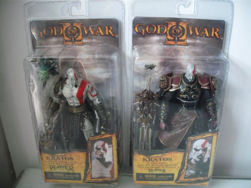 NECA GOD OF WAR II KRATOS 7 SET 2 FIGURE Golden fleece armor Ares 