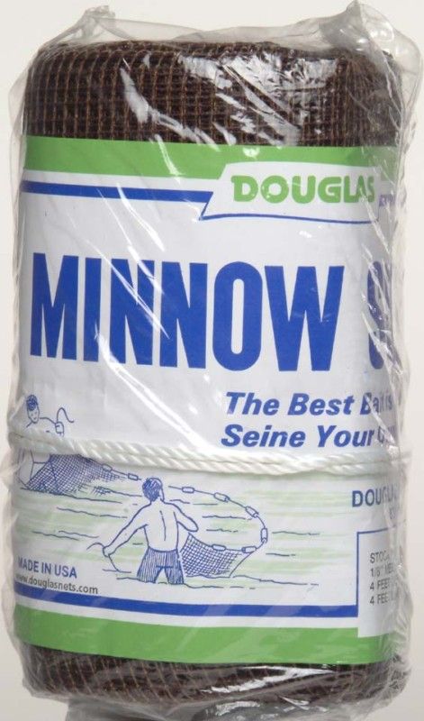 New Douglas Minnow Seine 1/8 mesh 4 X4  