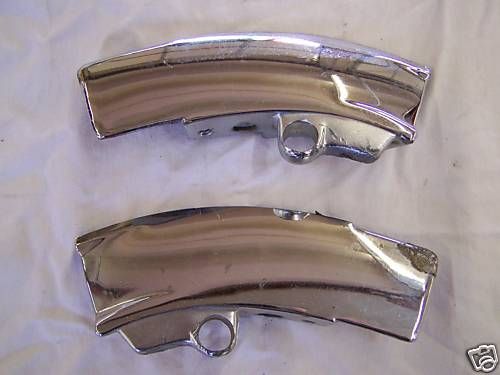 Corvette 1969 77 Windshield Chrome Corner Trim  