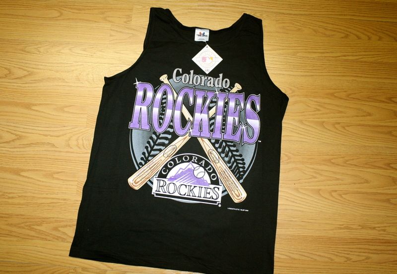 Vintage Colorado Rockies Tank Top MLB NWT  