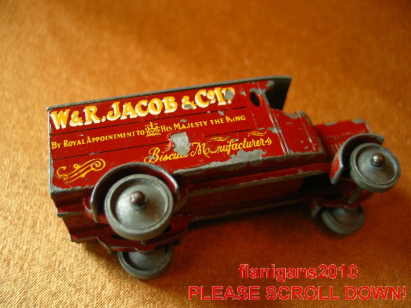 VINTAGE STEEL truck #7 LESNEY made in England W R JACOBS  