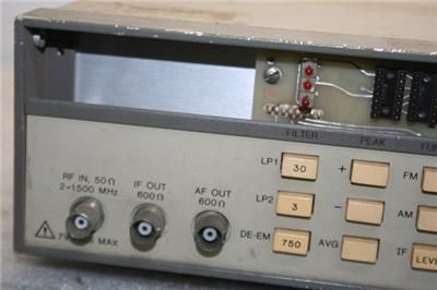 BOONTON 8210 Modulation Meter Opt. 01  