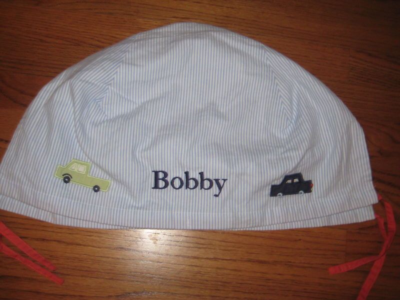 Pottery Barn Kids EASTER Basket Liner Car Bobby Lg  