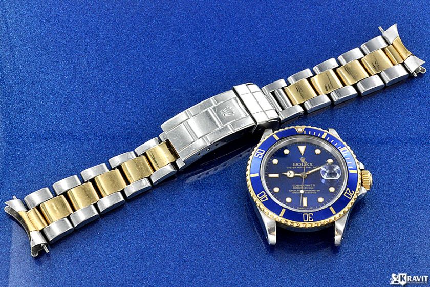 Rolex Mens Two Tone Submariner Ref 16803 Circa 1986  