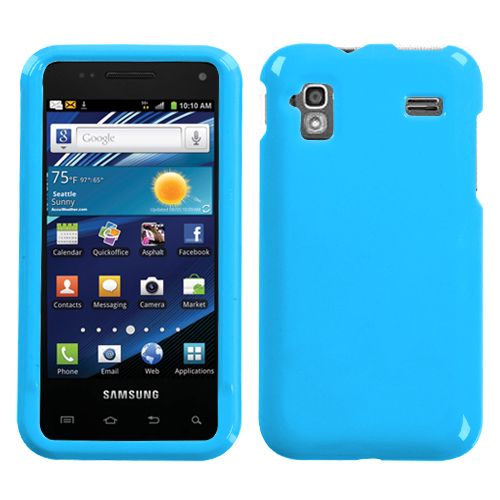 Samsung Captivate Glide i927 AT&T Hard Case Cover Light Blue Turquoise 