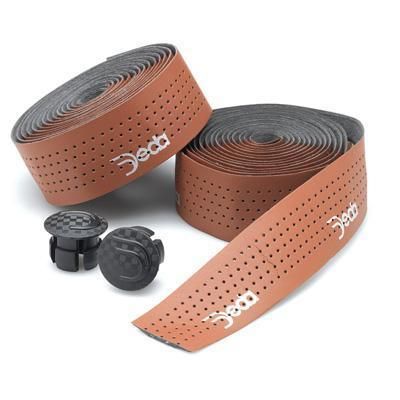 DEDA LEATHER PADDED HANDLEBAR/BAR CORK TAPE   BROWN  