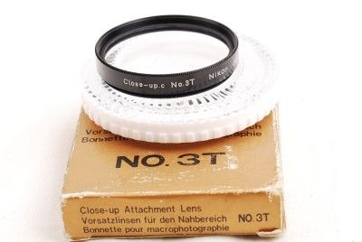 NIKON NO. 3T ACHROMATIC CLOSE UP FILTER/LENS 52MM MINT  