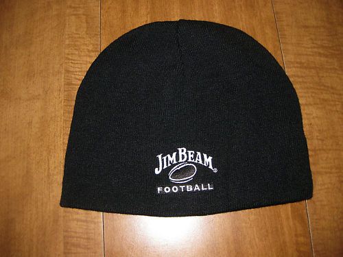 JIM BEAM knit football bourbon whiskey Kentucky hat  