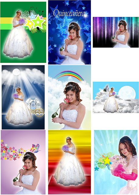 65 Backgrounds for Quinceaneras Photos / Invitations  