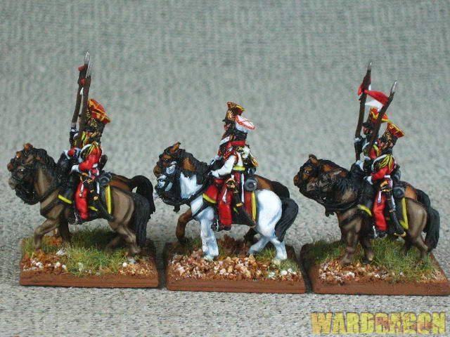 15mm Napoleonic WDS painted French Gd Lancer r90  