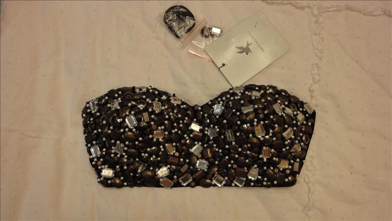 ONE TEASPOON EMBELLISHED BUSTIER sz 6 SOLD OUT RRP $189.95  