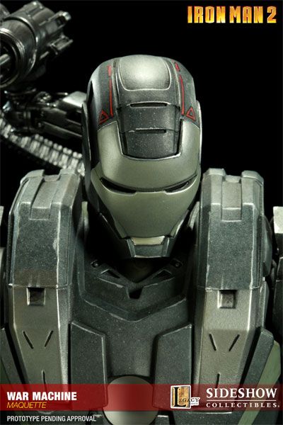 WAR MACHINE MAQUETTE STATUE SIDESHOW IRON MAN  