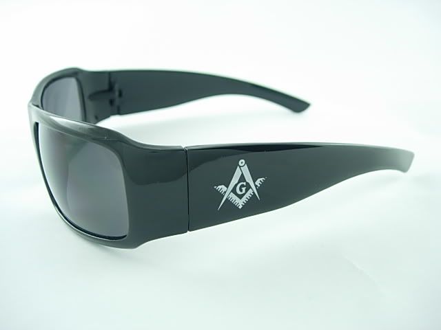 Masonic Masons Freemason Gangster Sunglasses New Cool  