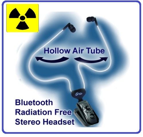 Cell Phone Bluetooth Anti Radiation Air Tube Headphones  