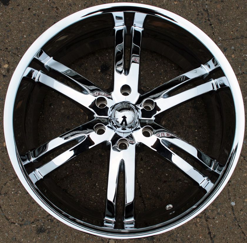 AKUZA DOMINION 701 20 CHROME RIMS WHEELS SILVERADO DENALI 07 up 