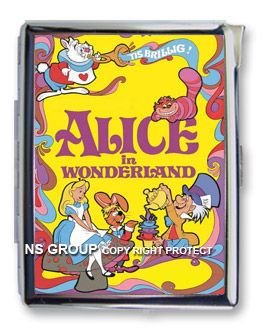 ALICE IN WONDERLAND   CIGARETTE CASE LIGHTER  