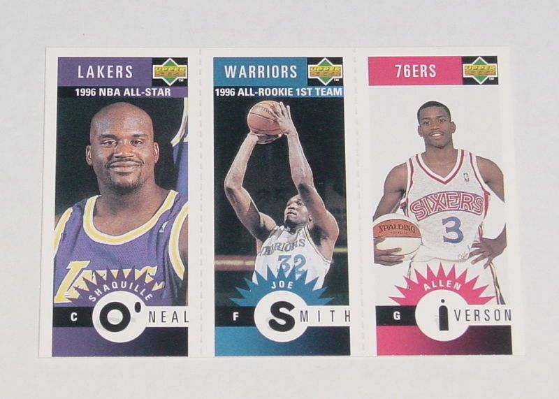 ALLEN IVERSON 1996 97 Collectors Choice MINI CARD 152  