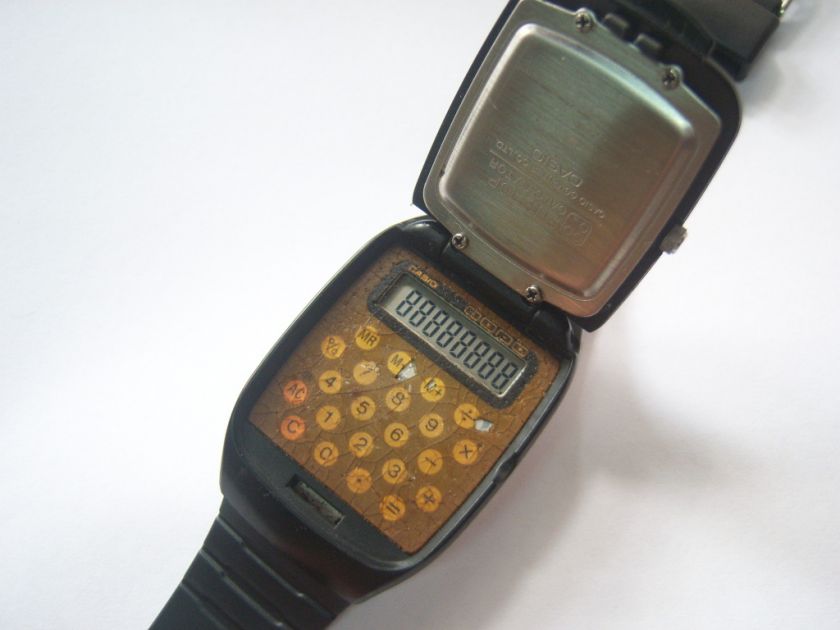 VINTAGE CASIO FLIP TOP CALCULATOR TP 10 WATCH▄▀▄▀   